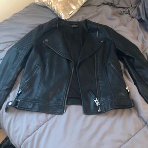 Topshop leather jacket